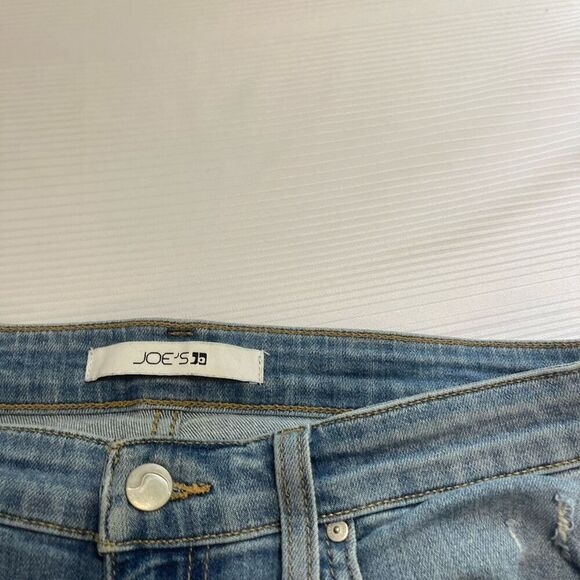 Joe’s Jeans Atlantic Destroyed Distressed Skinny Ankle Denim Jeans Size 30 - Picture 8 of 12